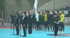 【レポート】スカイピース、ハンドボール男子日本代表国際親善試合で初の国歌斉唱！始球式やハーフタイムショーも - 画像一覧（4/4）