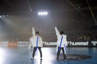 【レポート】スカイピース、ハンドボール男子日本代表国際親善試合で初の国歌斉唱！始球式やハーフタイムショーも - 画像一覧（3/4）