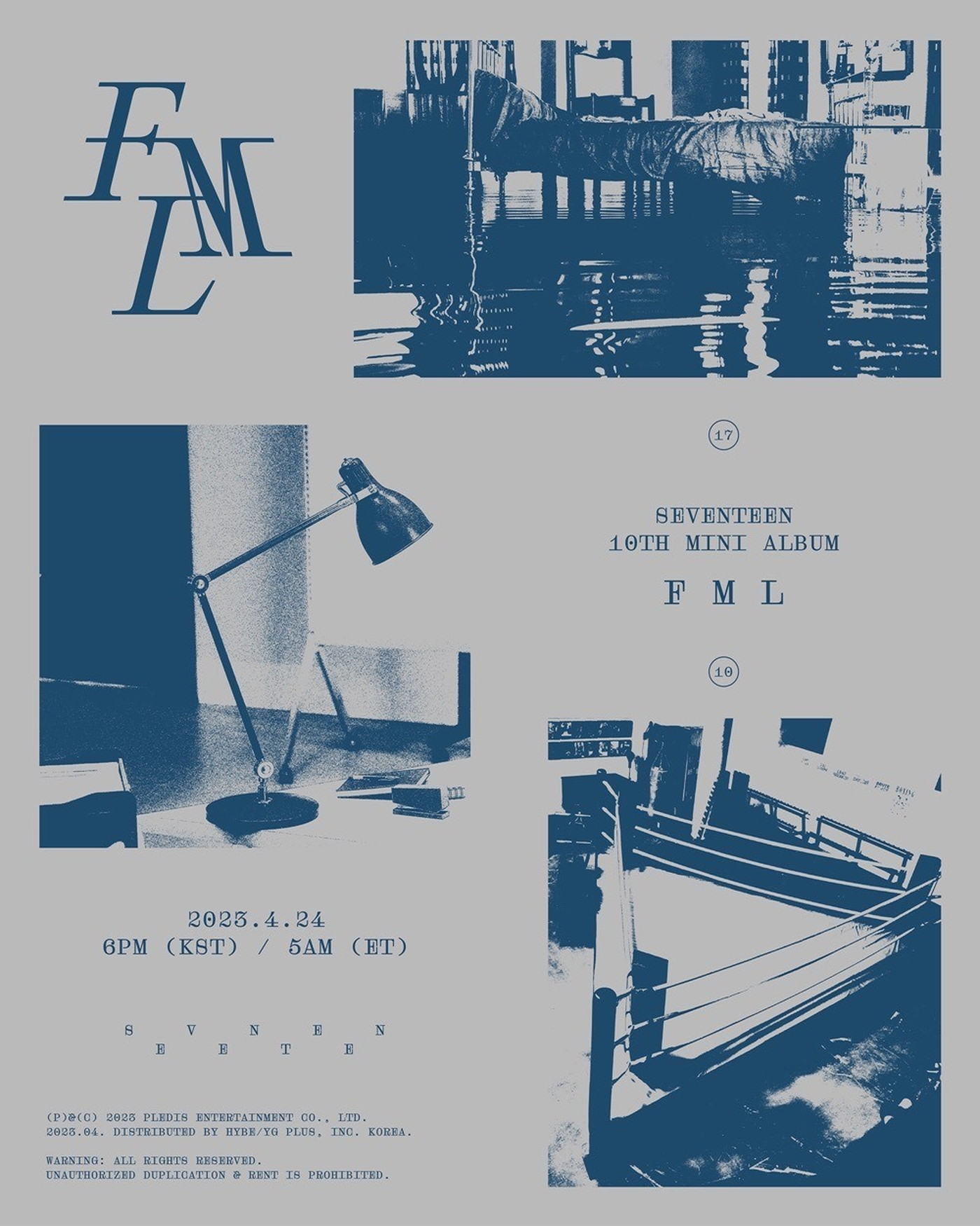 SEVENTEEN、韓国10枚目のミニアルバム『FML』が発売決定 – THE FIRST TIMES