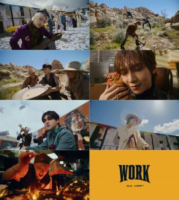 ATEEZ、10thミニアルバム『GOLDEN HOUR : Part.1』タイトル曲「WORK」の第2弾MVティザー公開