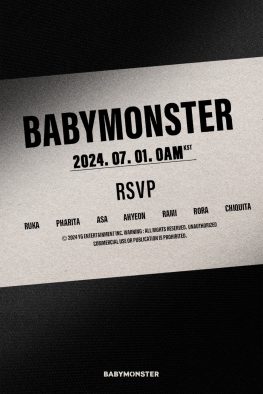 BABYMONSTER、7月1日0時に新曲を発表することを予告