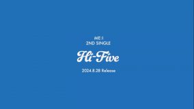 ME:I、2ndシングル「Hi-Five」リリース決定！公式SNSに投稿されたタイトルロゴモーションで発表