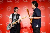 【あのちゃん】粗品＆あの、Fender Flagship Tokyo1周年記念イベントに登壇！息ぴったりのギターセッションも披露 - 画像一覧（2/14）
