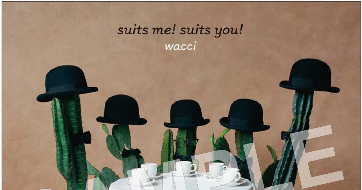 wacci、ニューアルバム『suits me! suits you!』の収録内容 