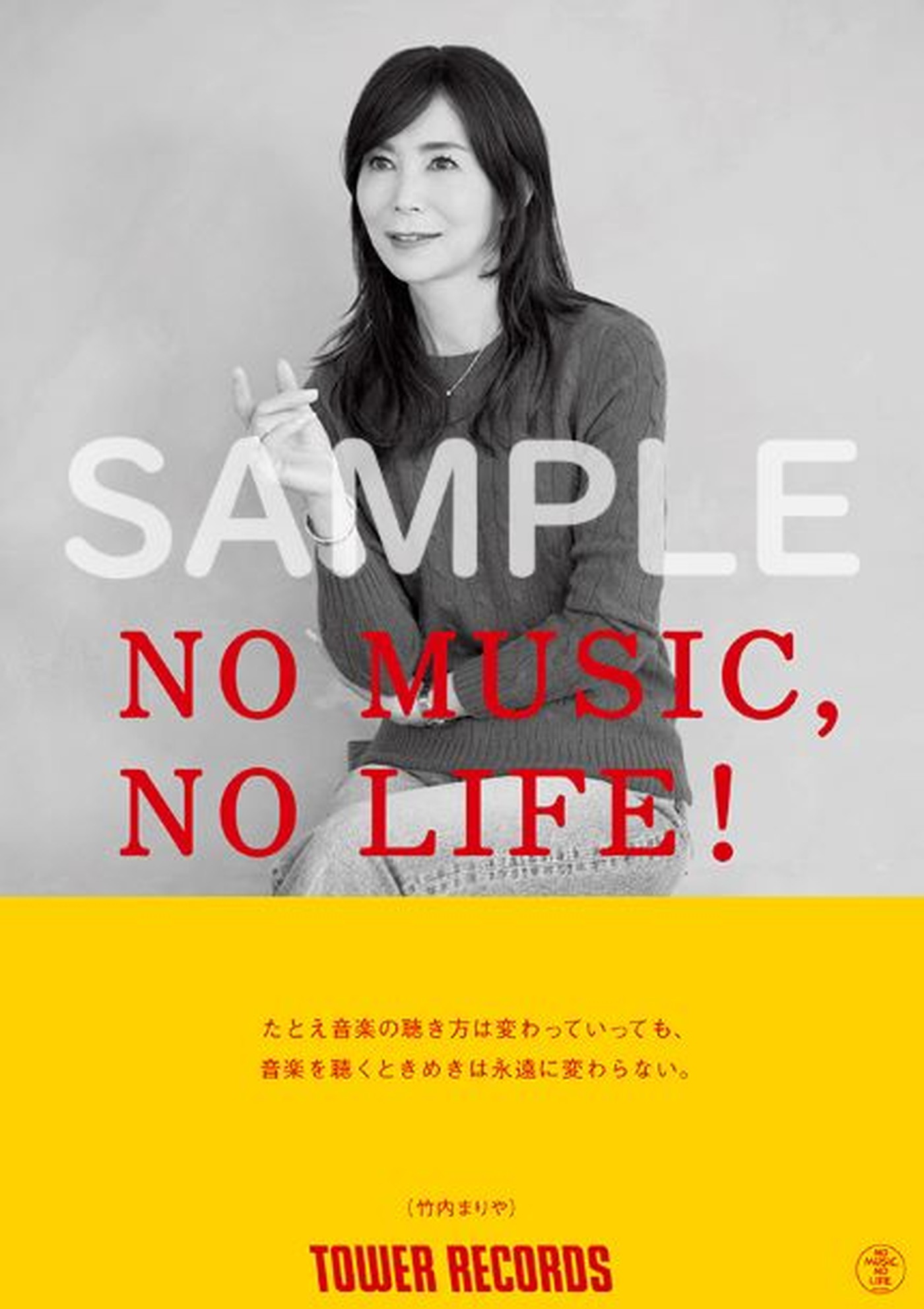 竹内まりや、タワーレコード『NO MUSIC, NO LIFE.』ポスターに登場 - 画像一覧（9/9）