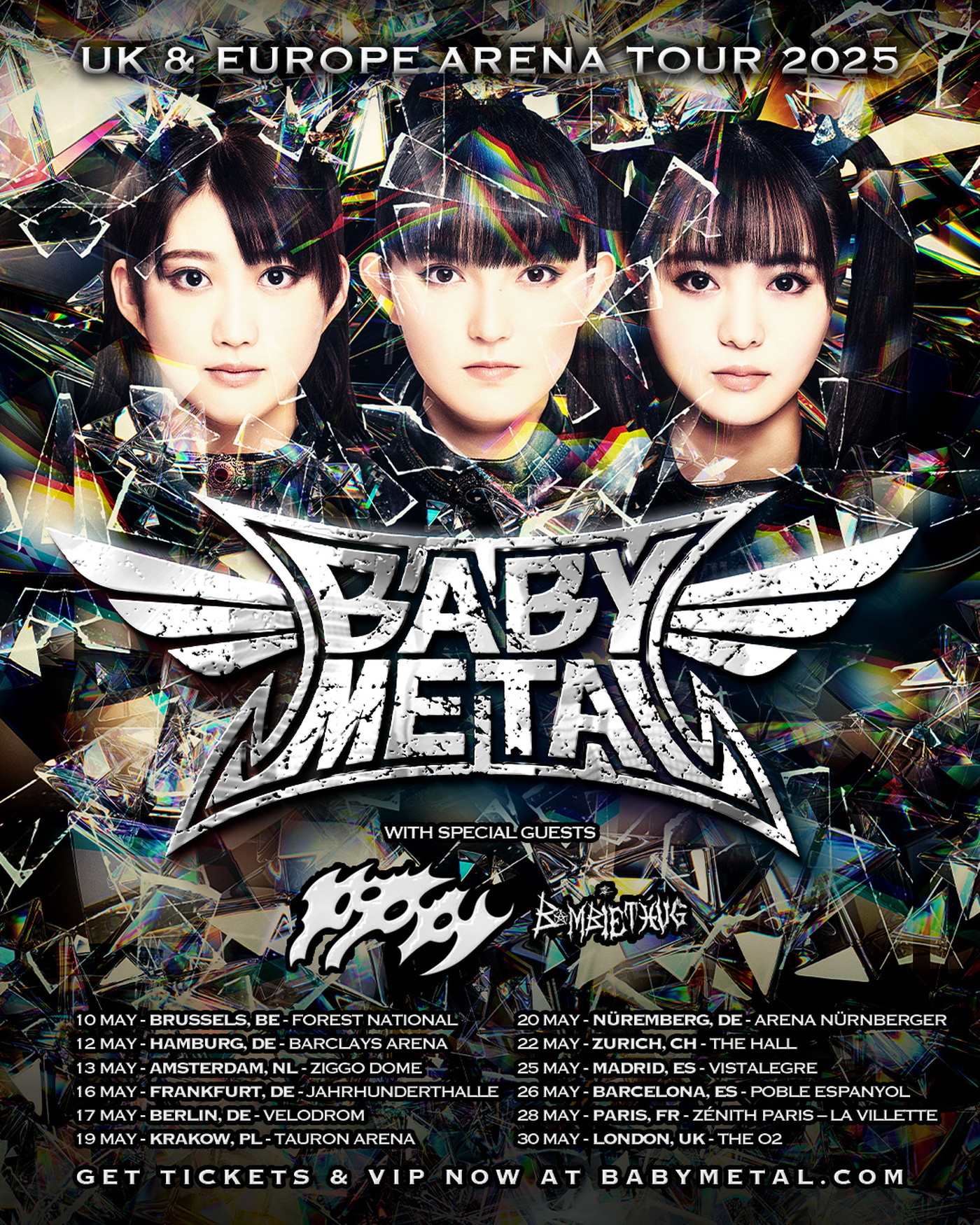 BABYMETAL、自身初のUK＆EUツアー開催決定＆ティザー映像公開