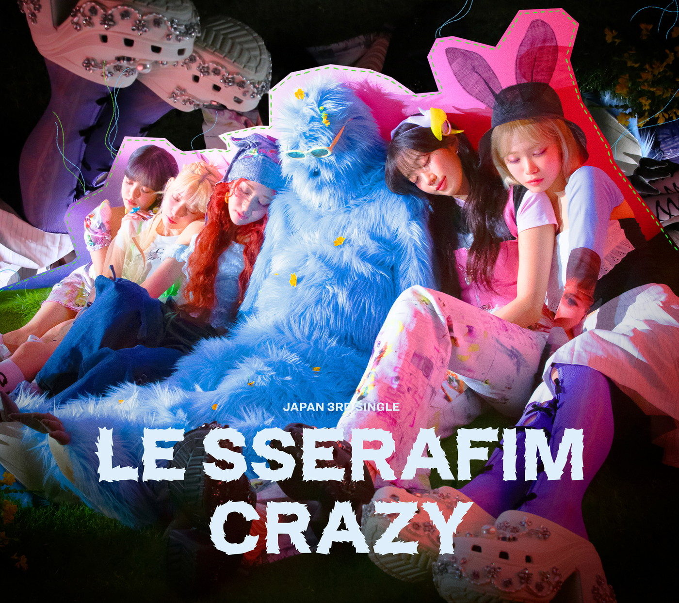 LE SSERAFIM最新シングル「CRAZY」全ジャケット＆封入特典含むパックショットを公開