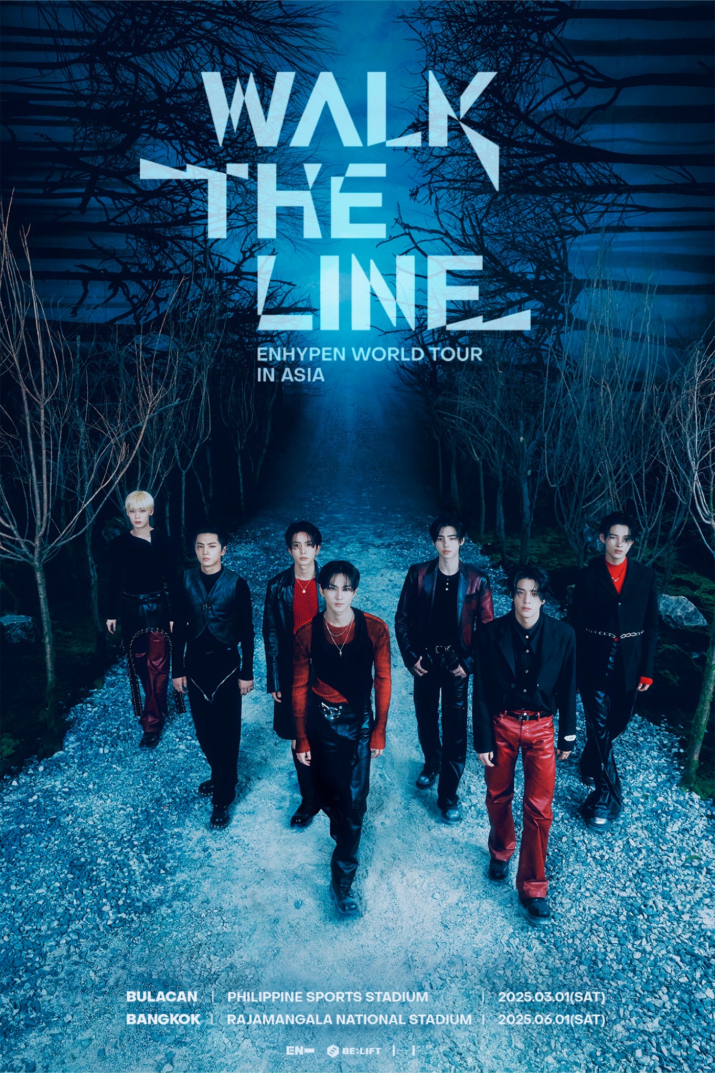 ENHYPEN『WALK THE LINE』アジアツアー開催決定！フィリピン、タイを回る