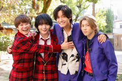 大西流星＆大橋和也（なにわ男子）、末澤誠也＆佐野晶哉（Aぇ! group）が大阪の商店街で大はしゃぎ